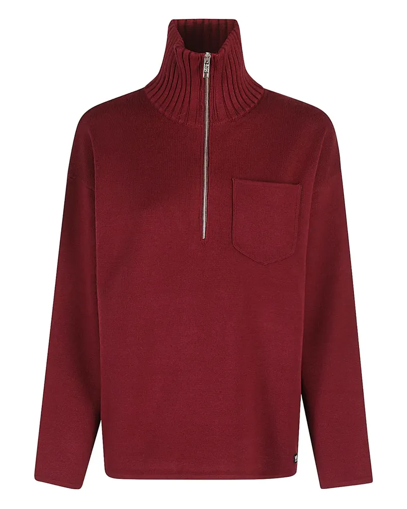 Moschino Pullover mit Stehkragen - Violett Violett