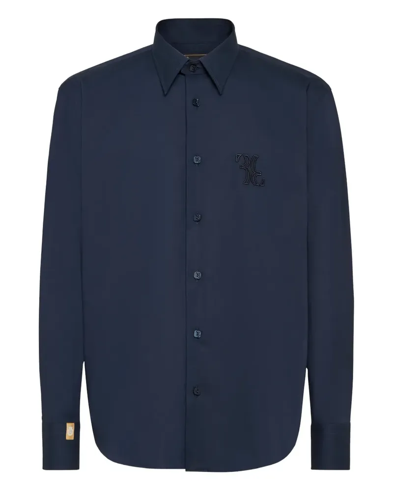 Billionaire Besticktes Hemd - Blau Blau