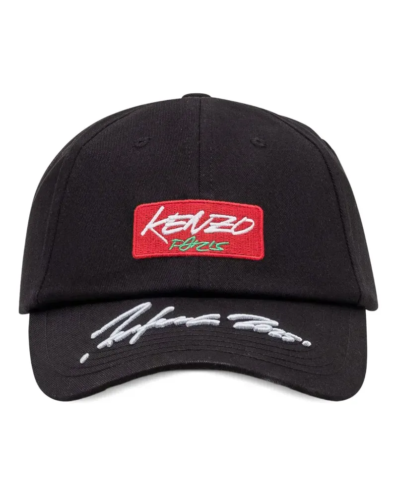 Kenzo x Futura 2000 Baseballkappe mit Logo - Schwarz Schwarz