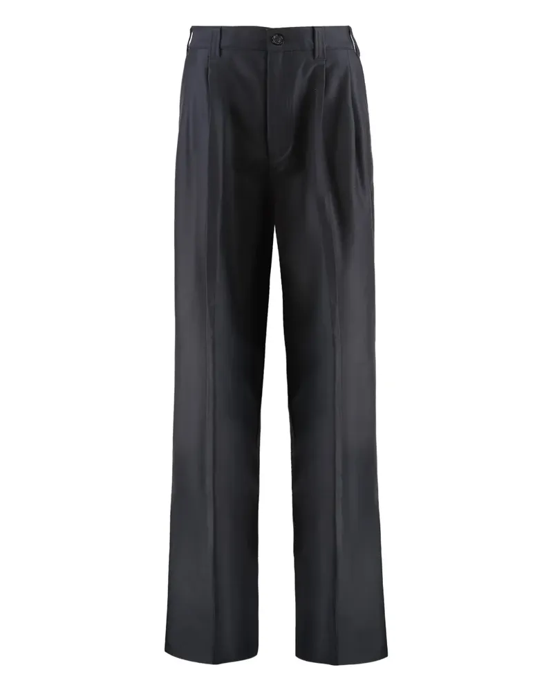 Maison Margiela Skater pleated-details trousers - Schwarz Schwarz