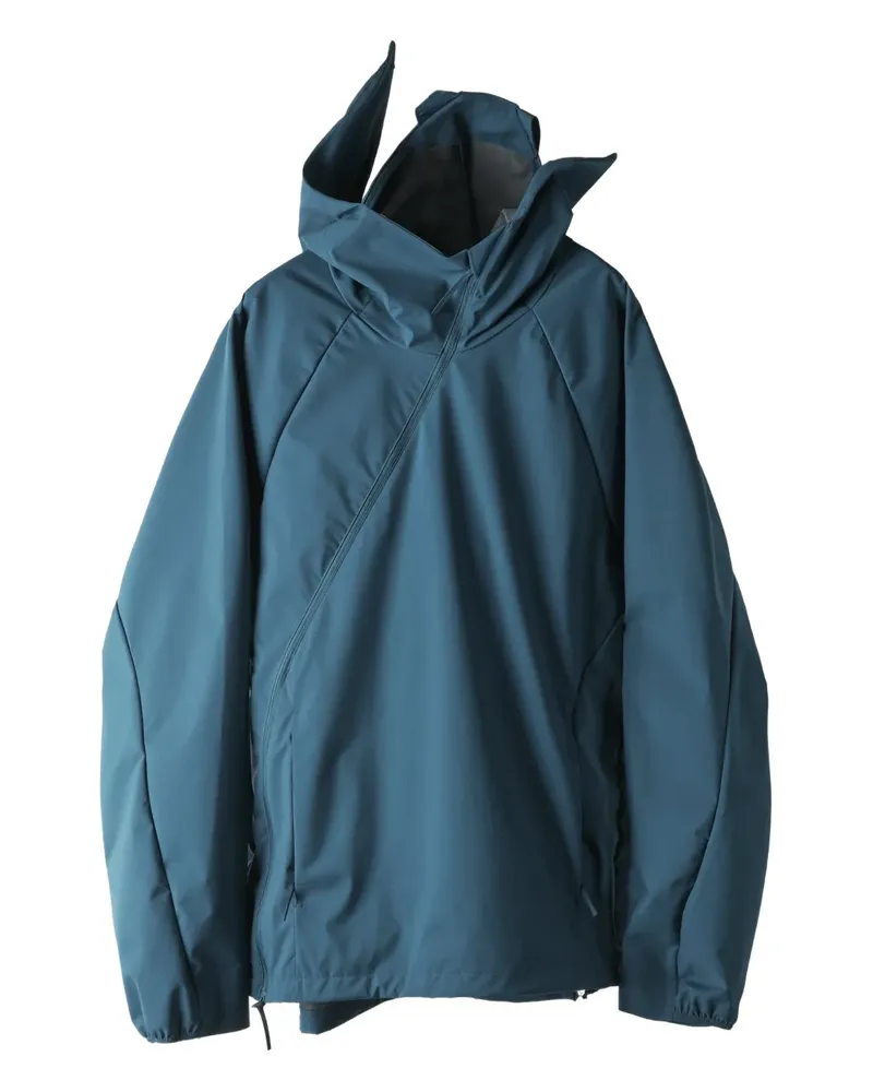 Post Archive Faction 6.0 asymmetric jacket - Blau Blau