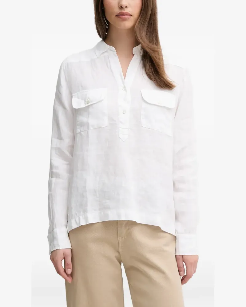 Mos Mosh button-fastening pocket-detail shirt - Weiß Weiß