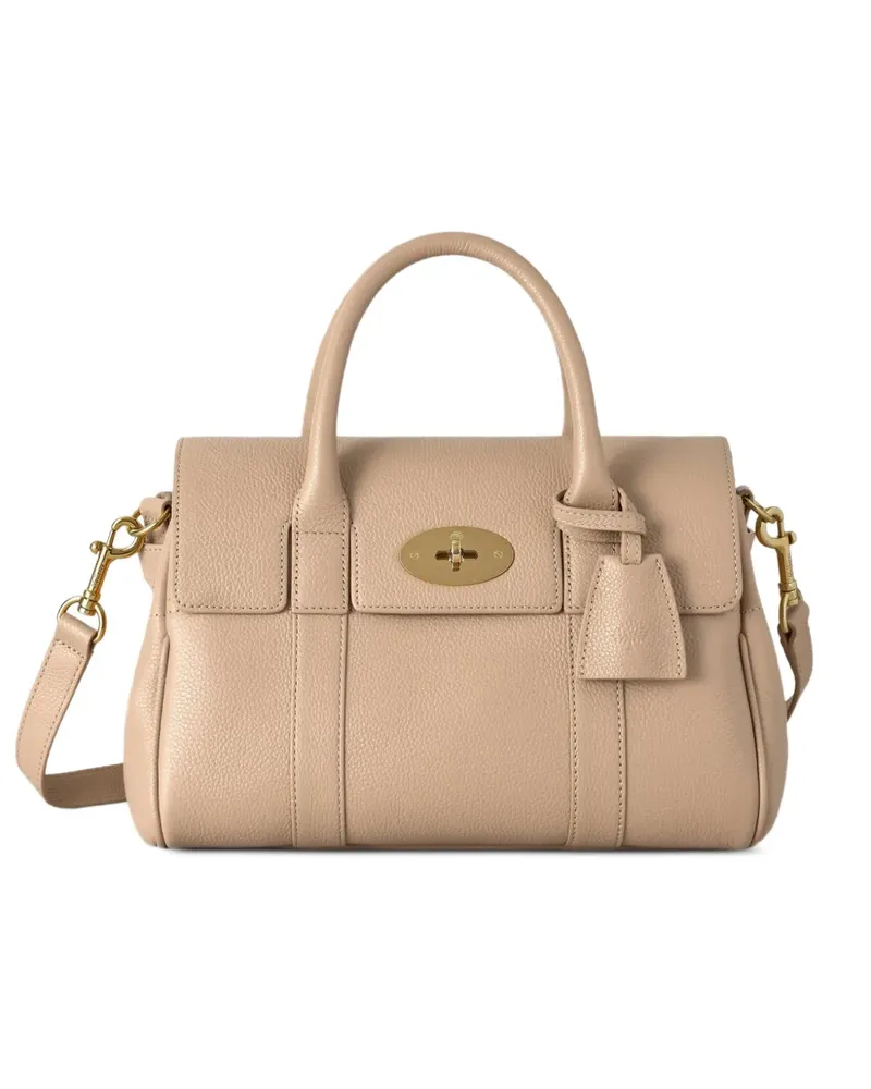 Mulberry small Bayswater leather tote bag - Nude Nude