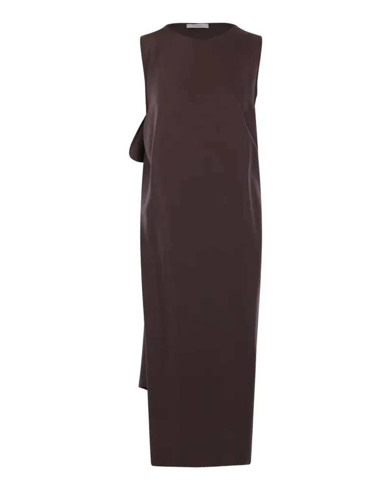 Dušan Drapiertes Kleid - Braun Braun