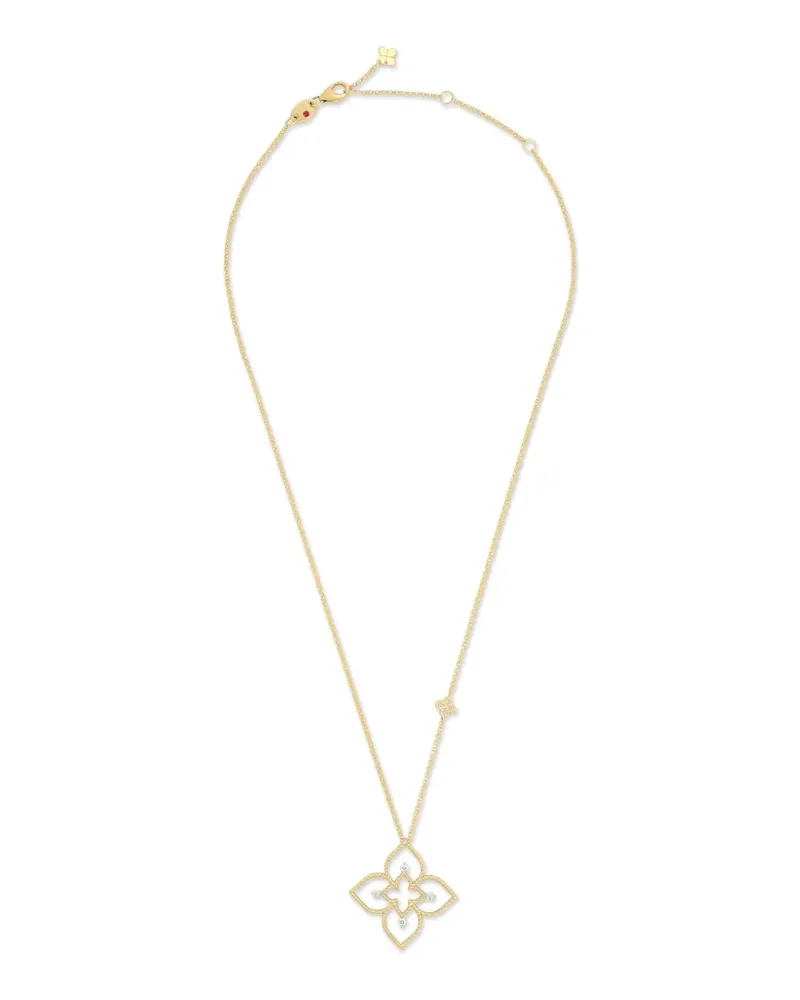 Roberto Coin Venetian Princess diamond necklace - Gold Gold