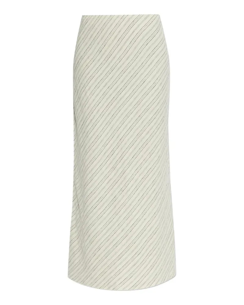 Samsøe & Samsøe Saagneta striped maxi skirt - Nude Nude