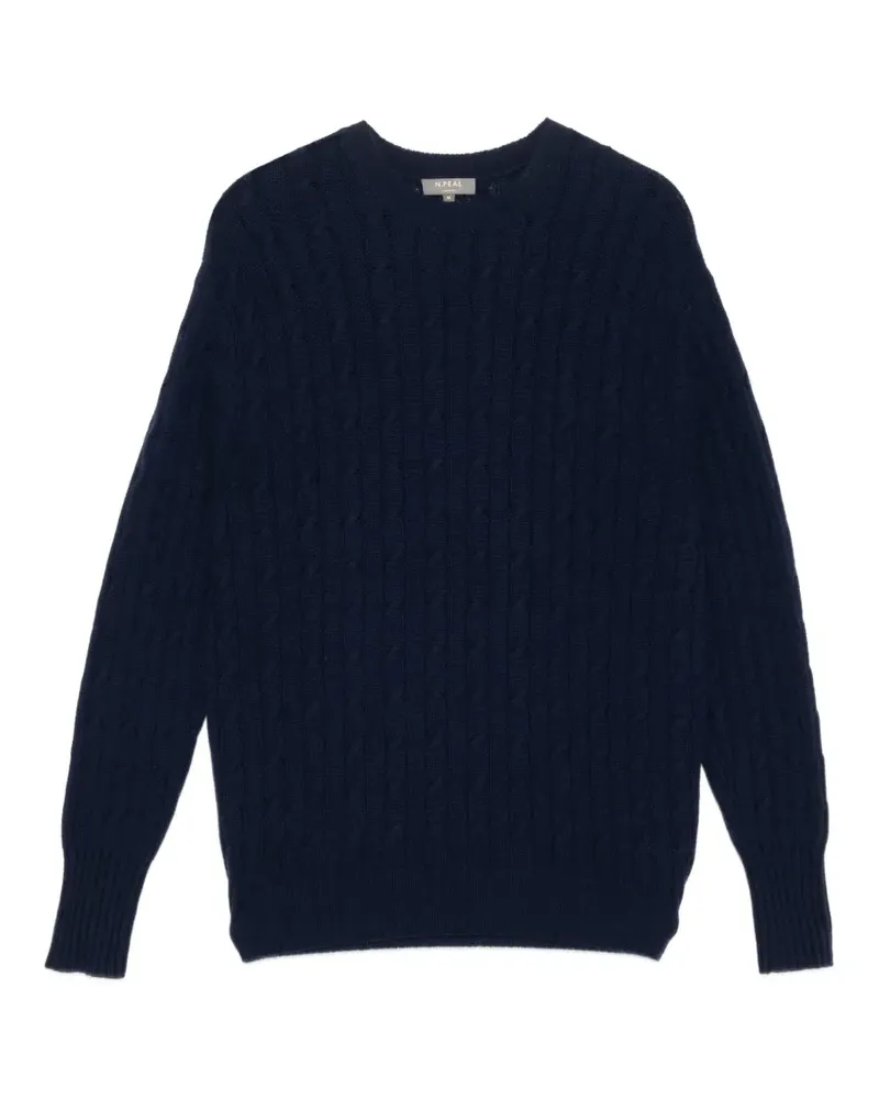 N.Peal Thames Pullover - Blau Blau