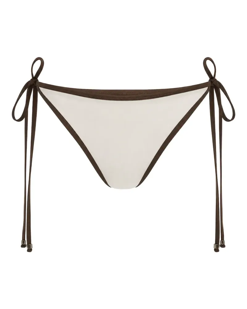 Baobab Collection Rho side-tie bikini bottoms - Weiß Weiß