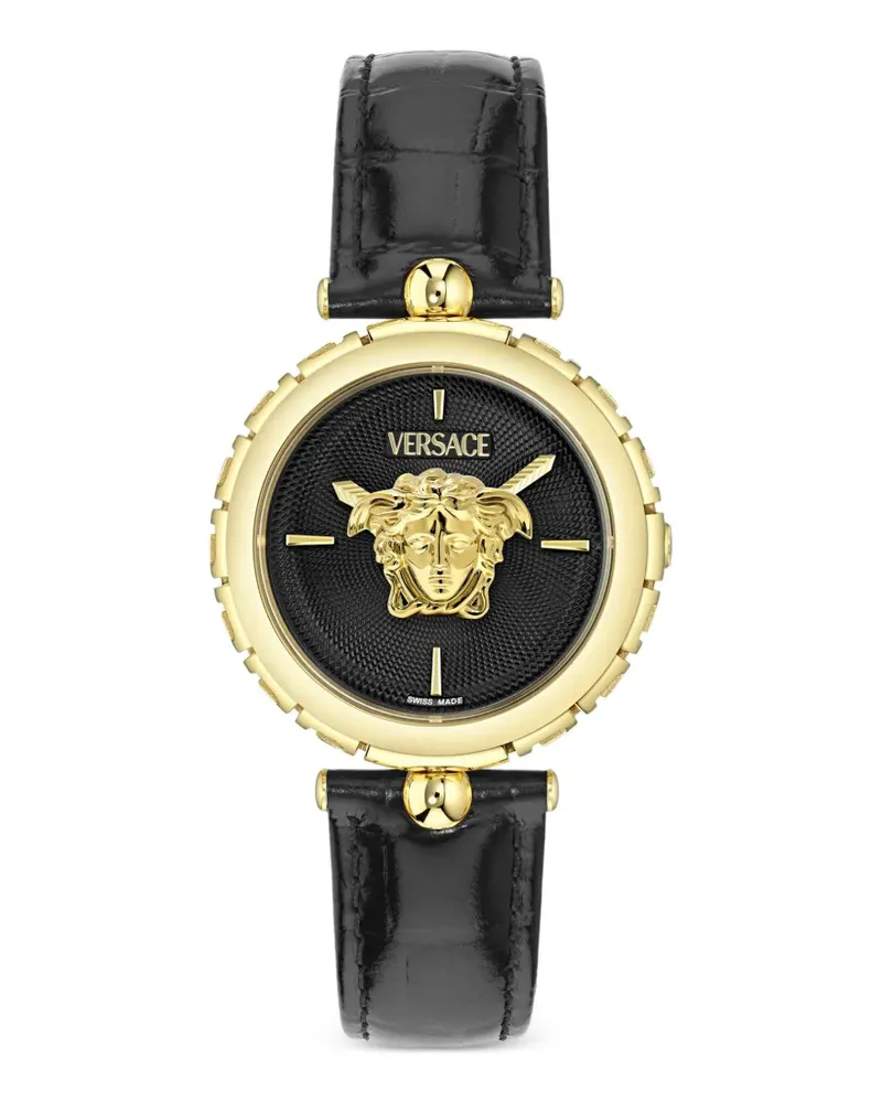 Versace Medusa Heritage Greca Armbanduhr 38mm - Schwarz Schwarz
