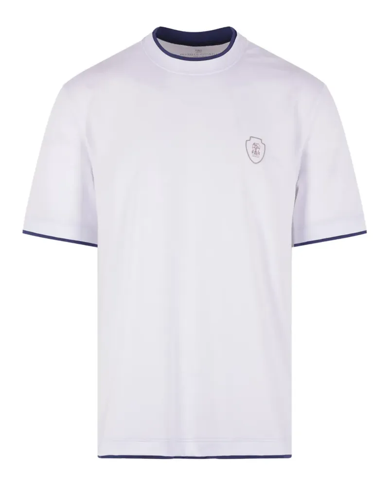 Brunello Cucinelli short-sleeve T-shirt - Weiß Weiß