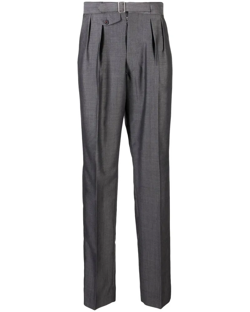 Maison Margiela Tapered-Hose mit Gürtel - Grau Grau