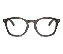 Runde Brille in Schildpattoptik - Braun