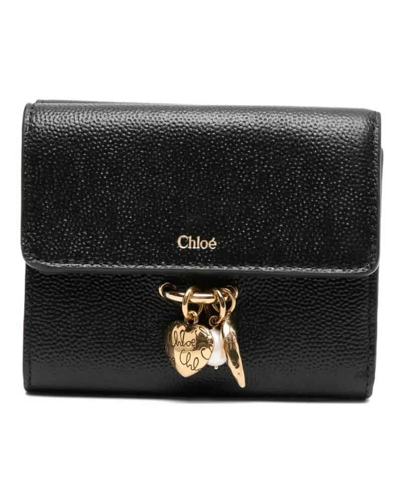 Chloé Charms Portemonnaie - Schwarz Schwarz