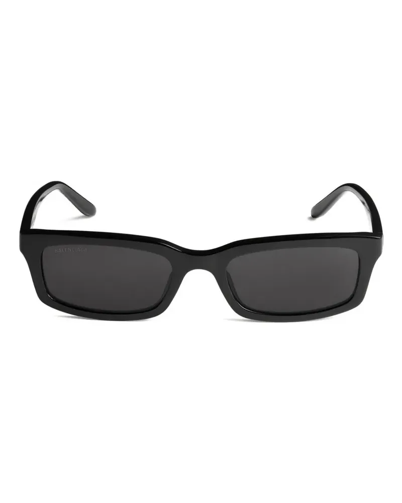 Balenciaga Eckige Daily Sonnenbrille in Schwarz Schwarz