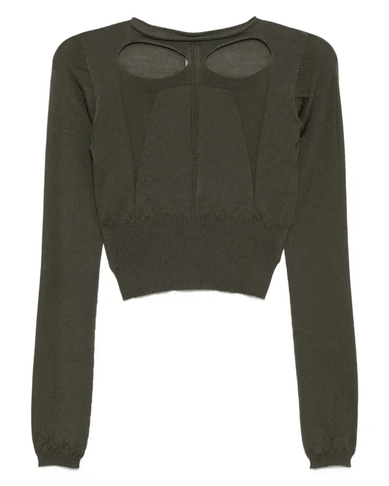 Rick Owens Oberteil aus Wolle - Grün Grün