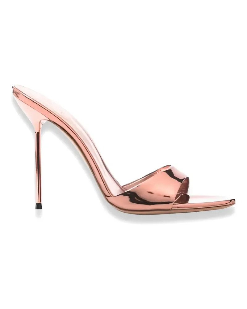 Paris Texas Lidia metallic-effect mules - Rosa Rosa