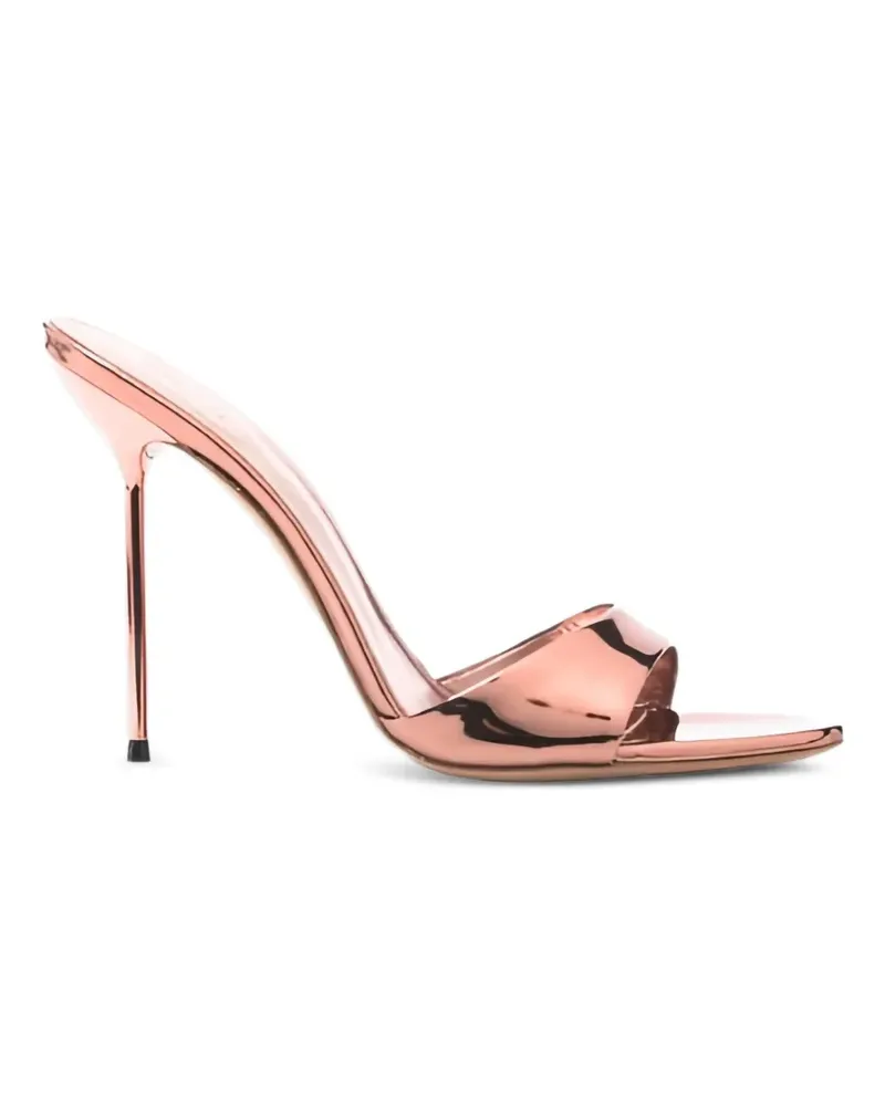 Paris Texas Lidia metallic-effect mules - Rosa Rosa