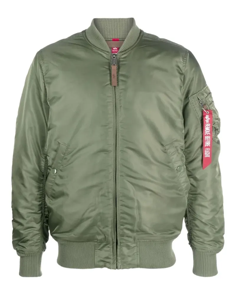Alpha Industries Wattierte Bomberjacke - Grün Grün