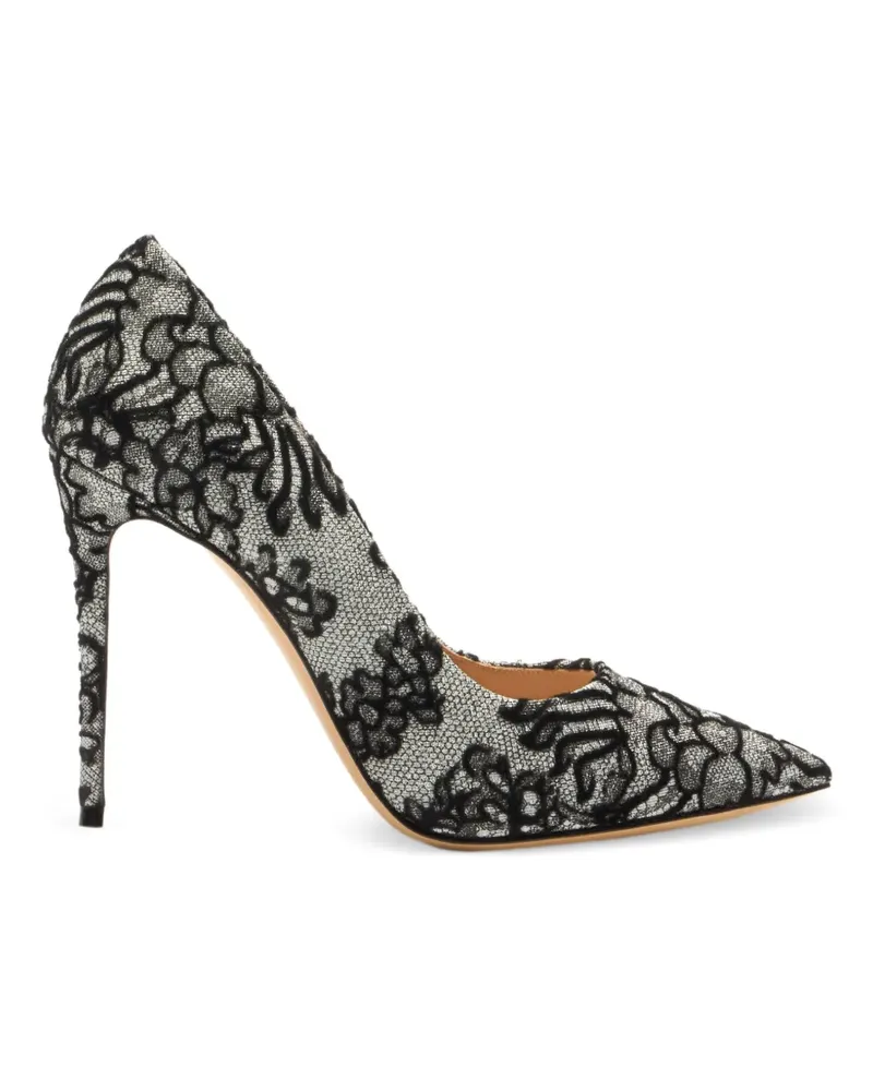 Casadei Beflockte Julia Rigel Pumps - Schwarz Schwarz