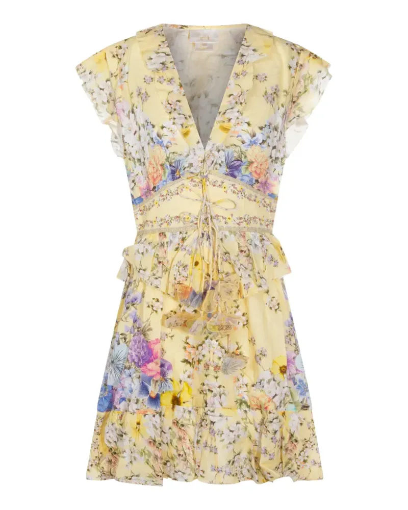 Camilla Darling Buds waisted dress - Gelb Gelb