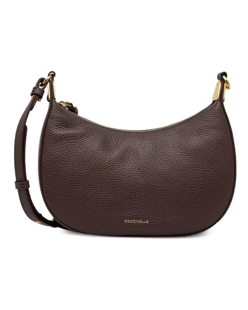 Coccinelle Schultertasche aus gekörntem Leder - Rot Rot