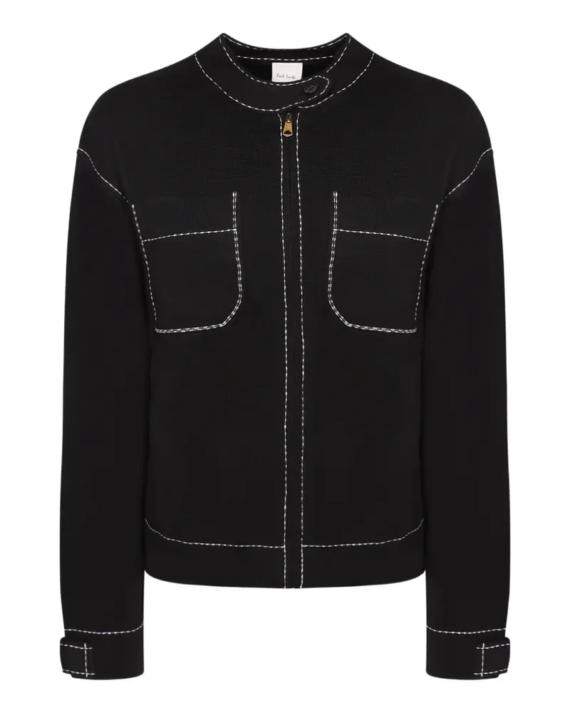 Paul Smith Jacke mit Kontrastnähten - Schwarz Schwarz