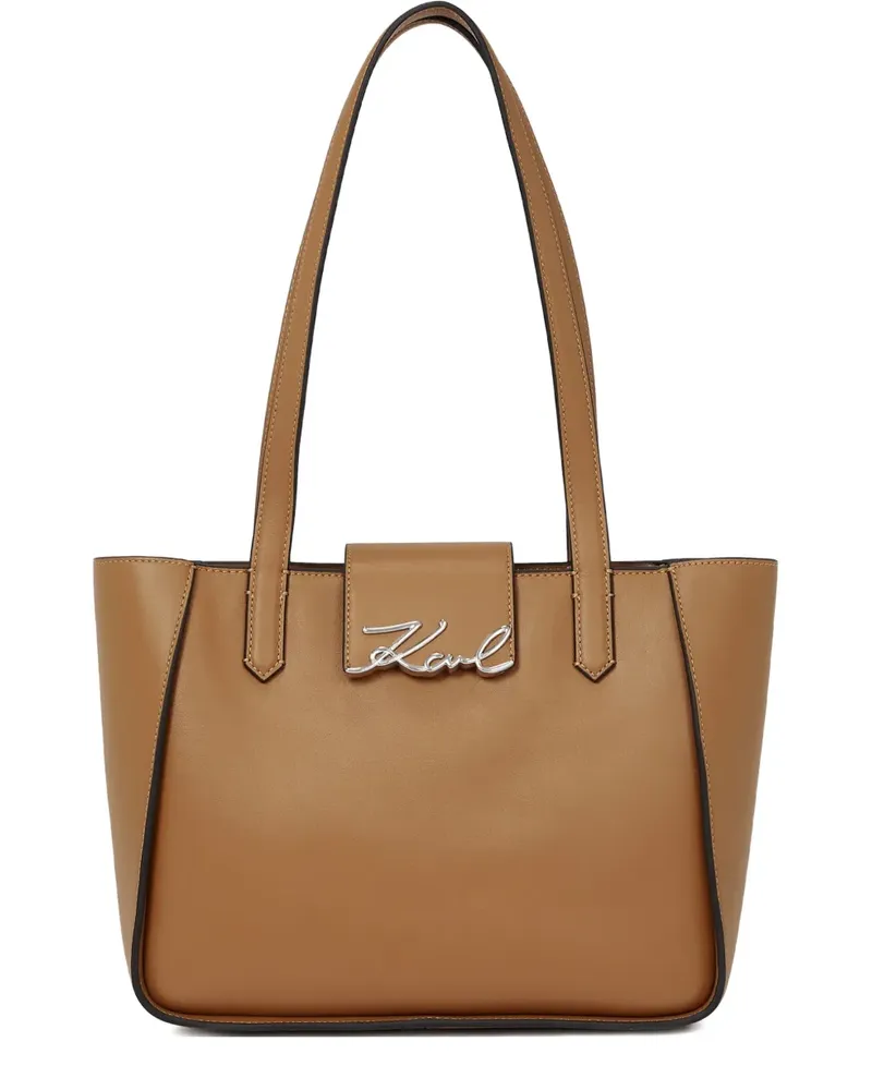 Karl Lagerfeld Kleiner K/Signature Shopper - Braun Braun
