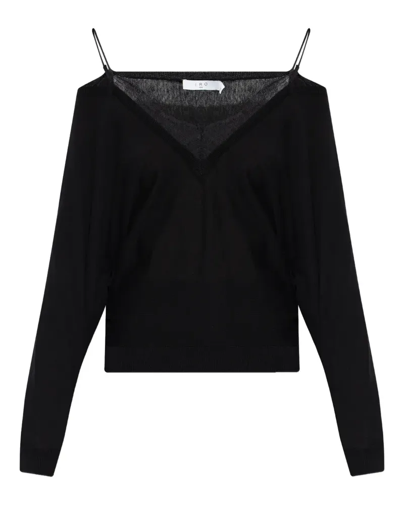 IRO Pullover mit V-Ausschnitt - Schwarz Schwarz