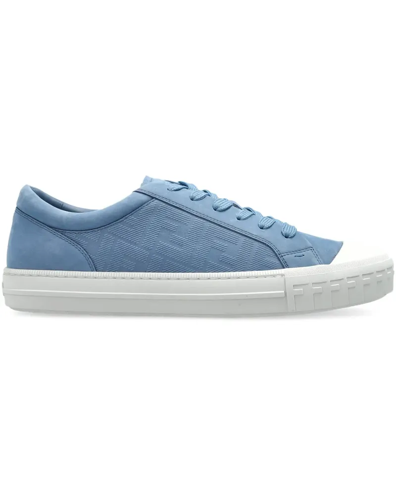 Fendi Strukturierte Domino Sneakers - Blau Blau