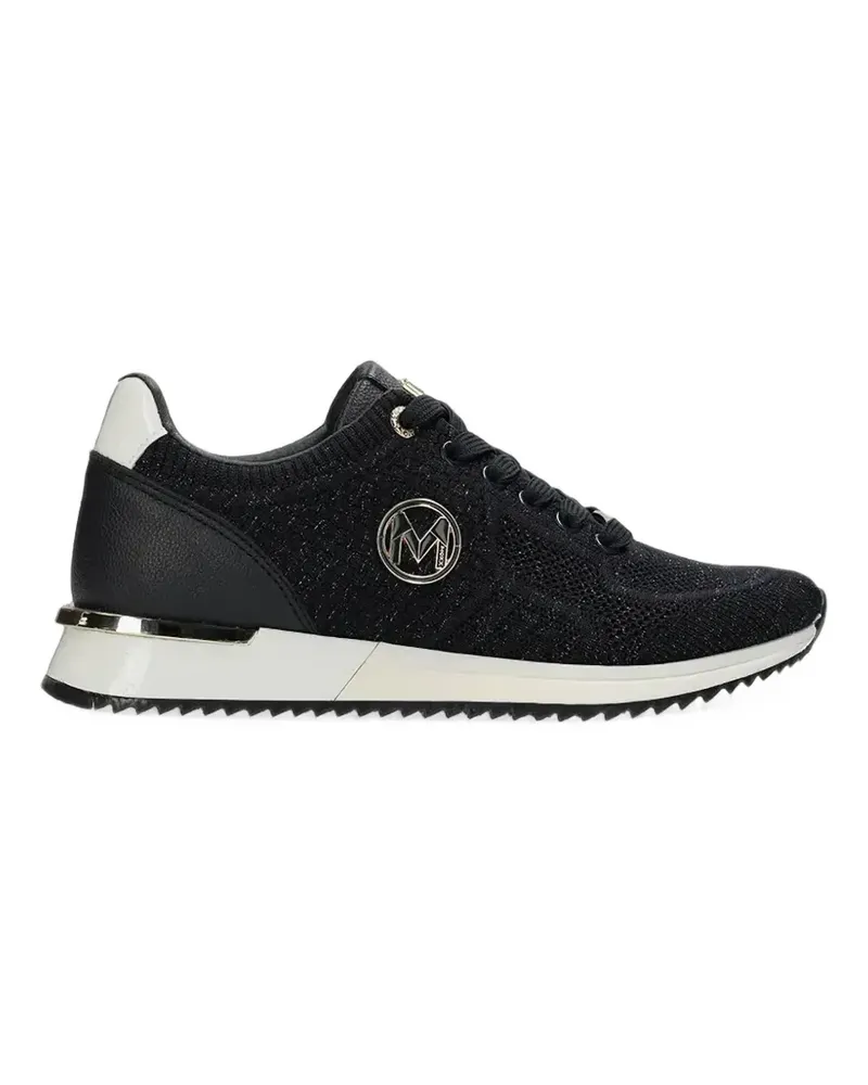 Mexx Sneakers mit Glitter-Strick - Schwarz Schwarz