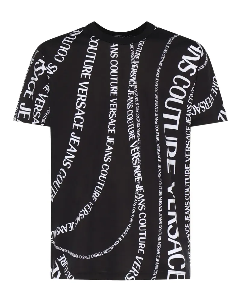 Versace Jeans logo-print T-shirt - Schwarz Schwarz