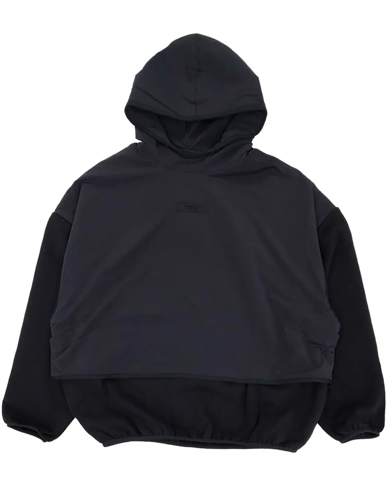 Fear of God Hoodie mit Logo-Patch - Schwarz Schwarz