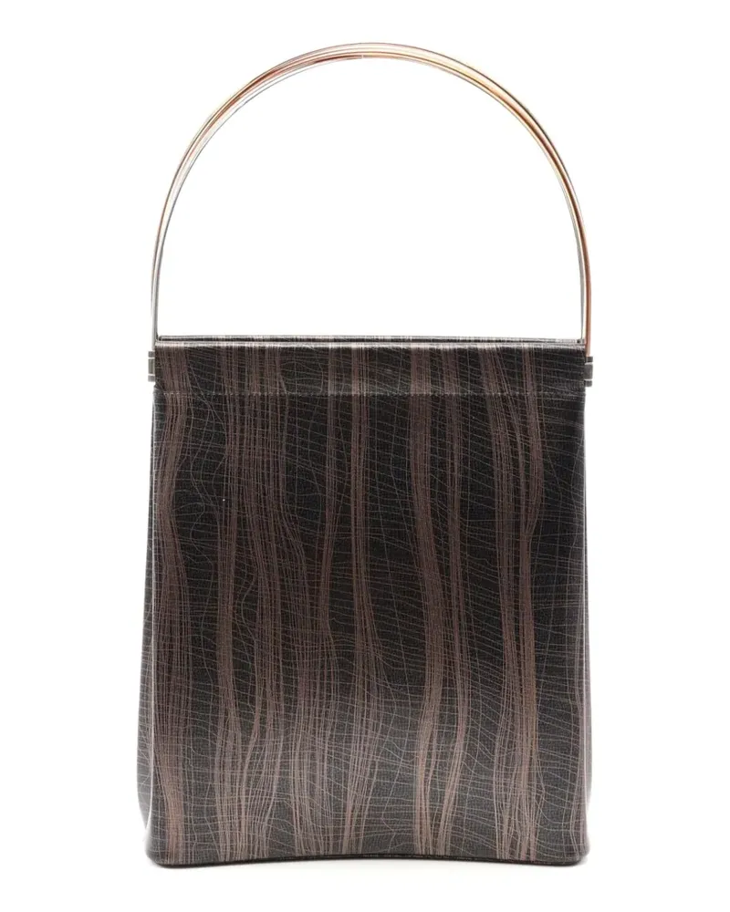 Cartier Trinity Schultertasche aus Leder - Braun Braun