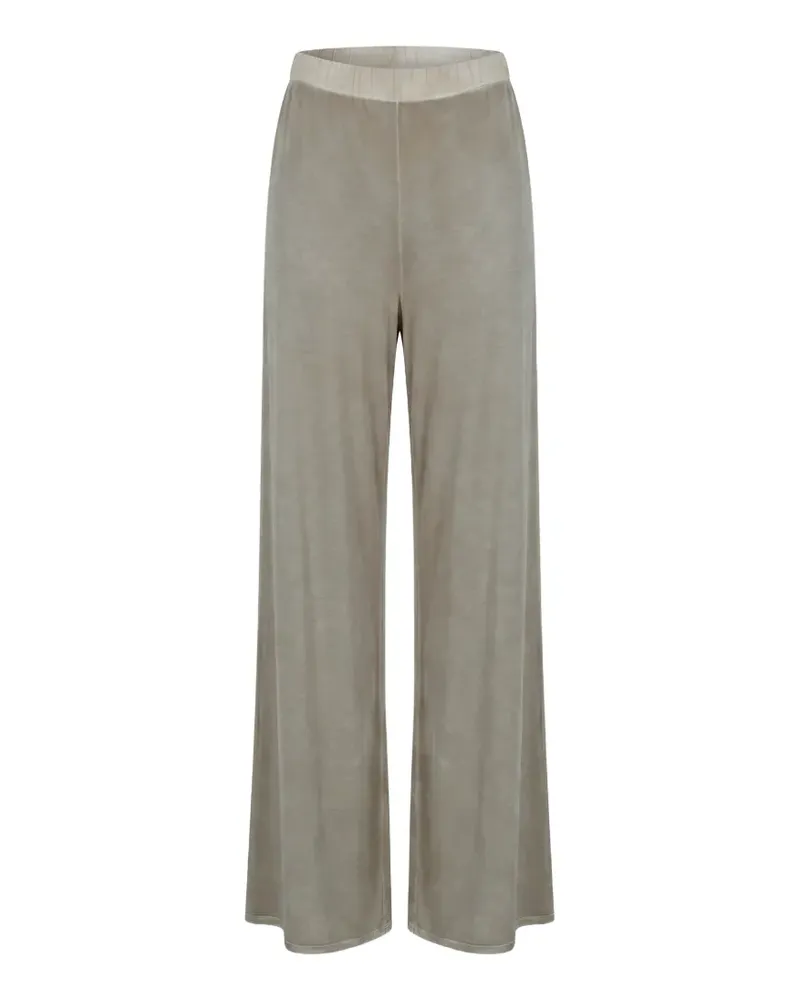 Avant Toi faded-effect palazzo pants - Nude Nude