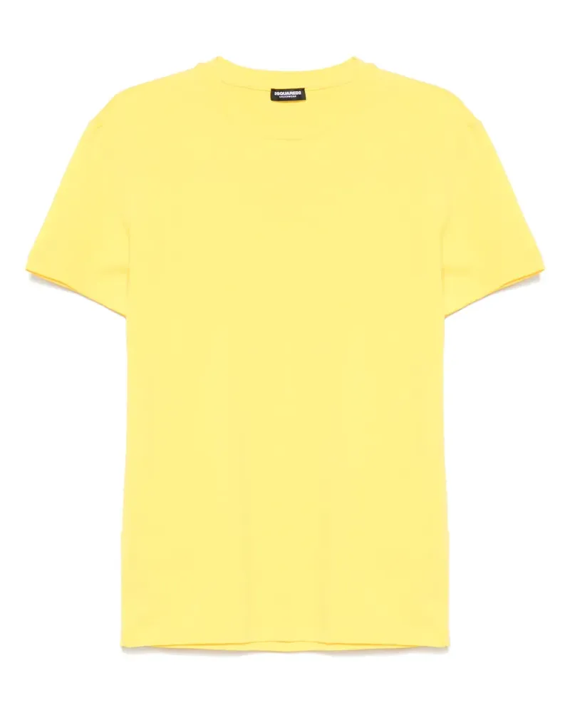 Dsquared2 Klassisches T-Shirt - Gelb Gelb
