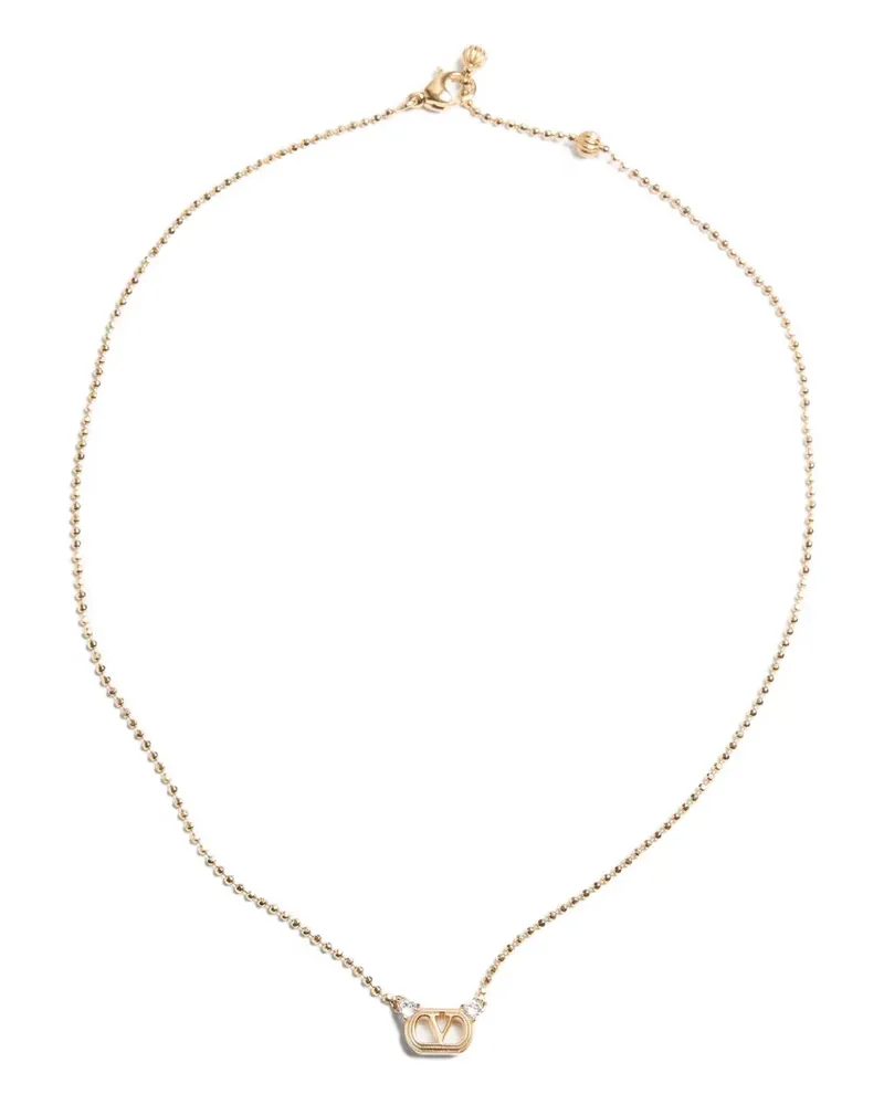 Valentino Garavani Ovalette Halskette mit Kristallen - Gold Gold