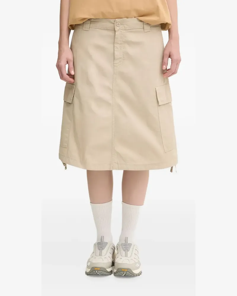 Carhartt WIP W' Kingston cargo-pockets midi skirt - Nude Nude