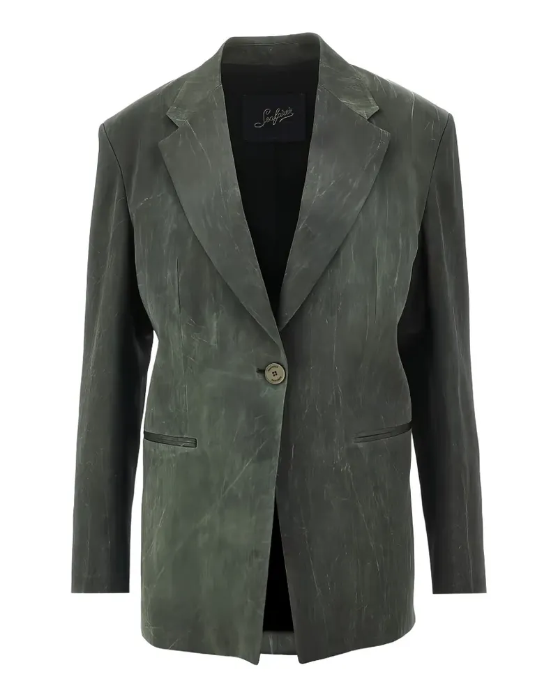 Seafarer single-breasted blazer - Grün Grün
