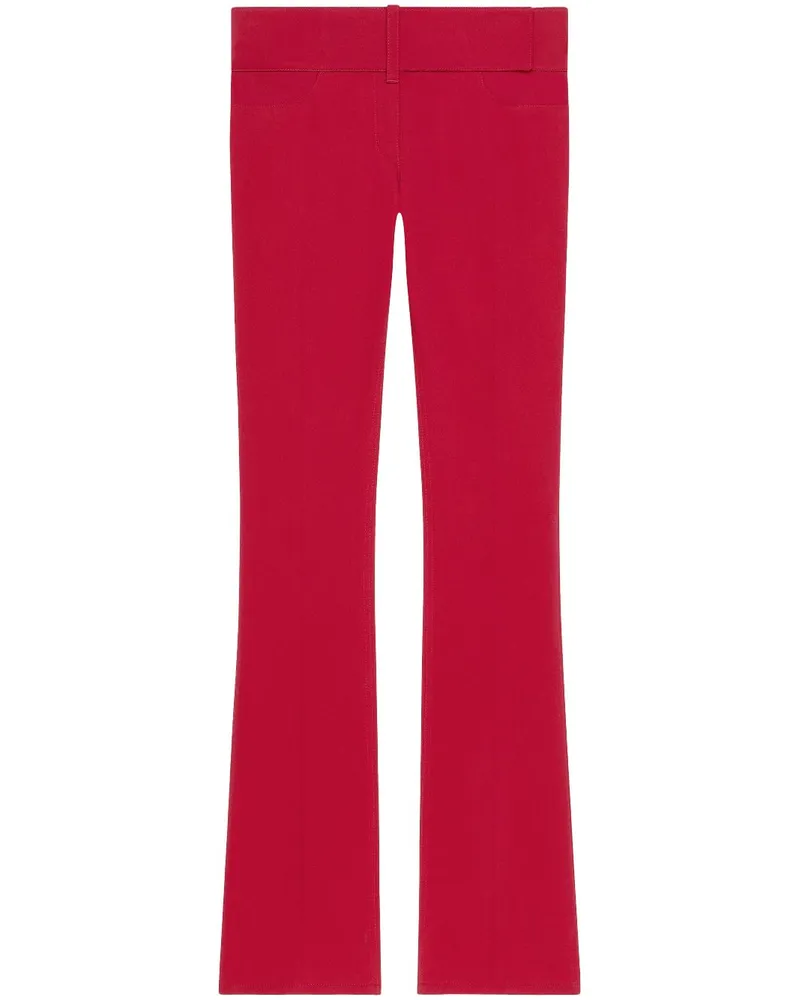 Courrèges Bootcut-Hose - Rot Rot