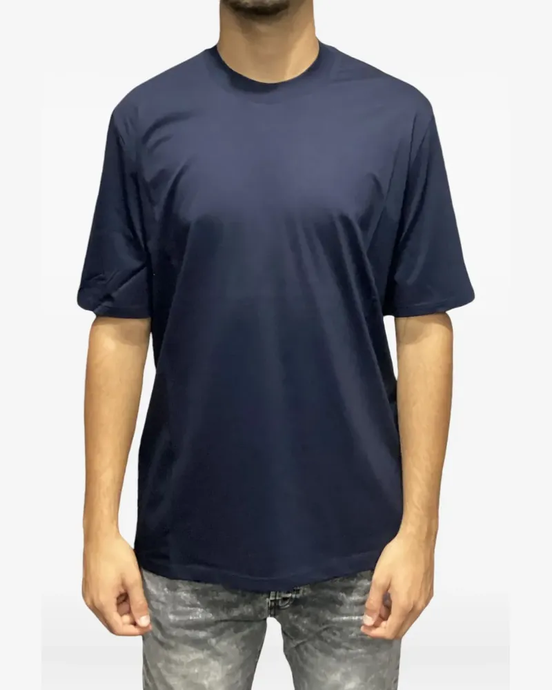 Yes London T-Shirt mit Rundhalsausschnitt - Blau Blau