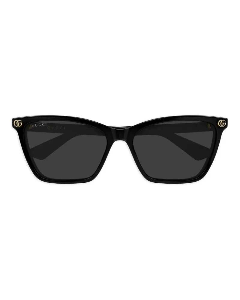 Gucci Double G cat-eye sunglasses - Schwarz Schwarz