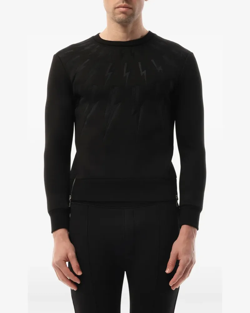 Neil Barrett Thunderbolt sweatshirt - Schwarz Schwarz