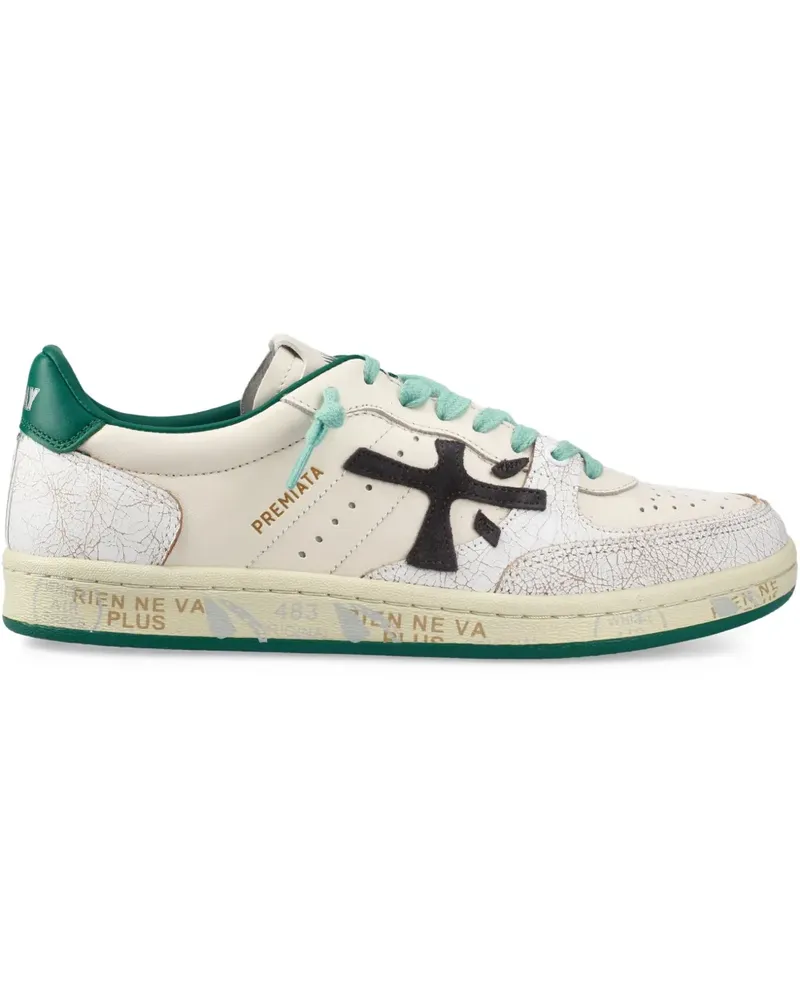 Premiata Basket Clay Sneakers - Weiß Weiß