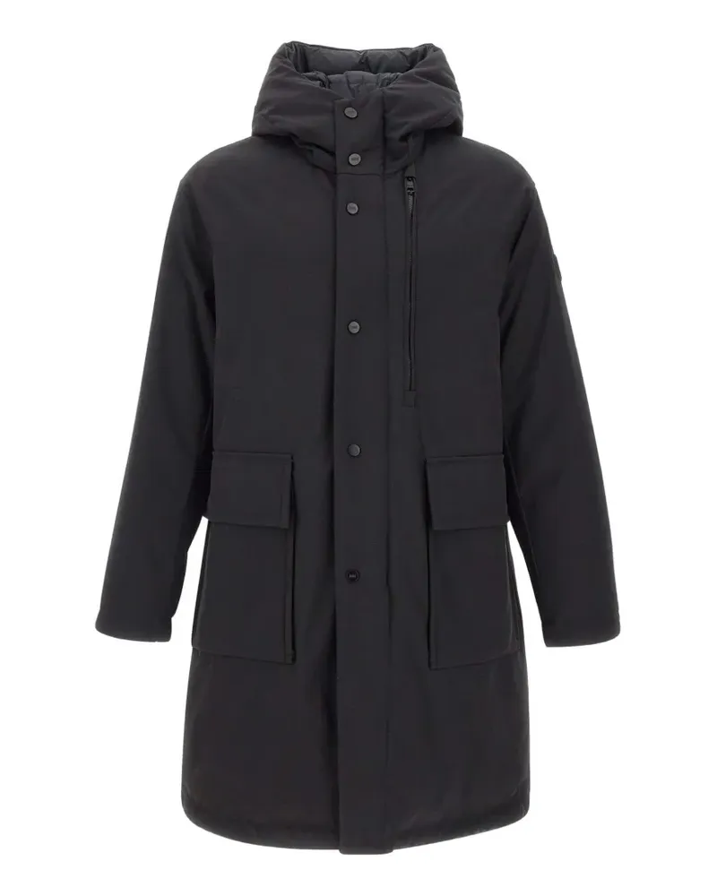 DUNO Mirror hooded coat - Schwarz Schwarz