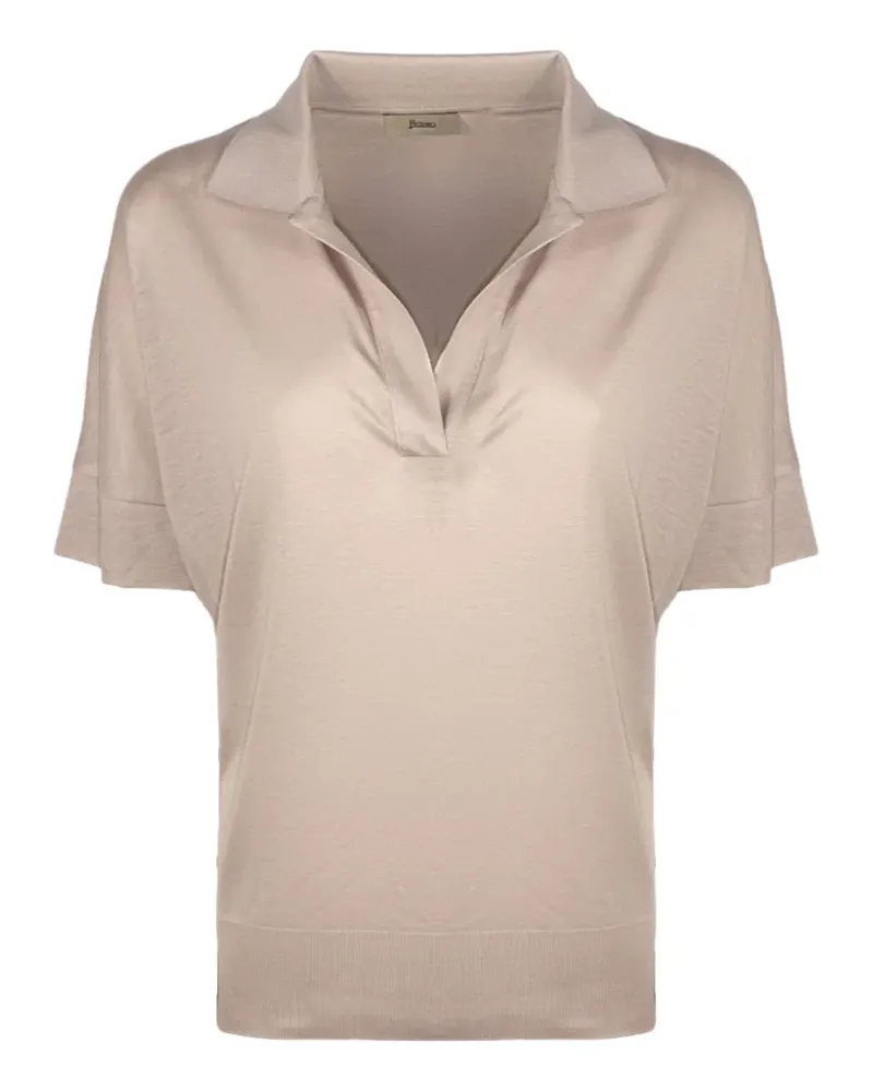 Herno short-sleeve polo shirt - Rosa Rosa