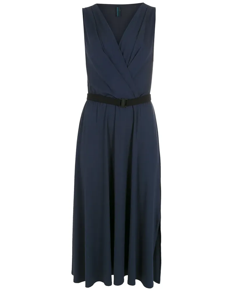 Lygia & Nanny Midikleid mit Gürtel - Blau Blau