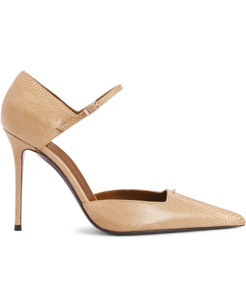 Giuseppe Zanotti Raquel D'Orsay Pumps 105mm - Nude Nude