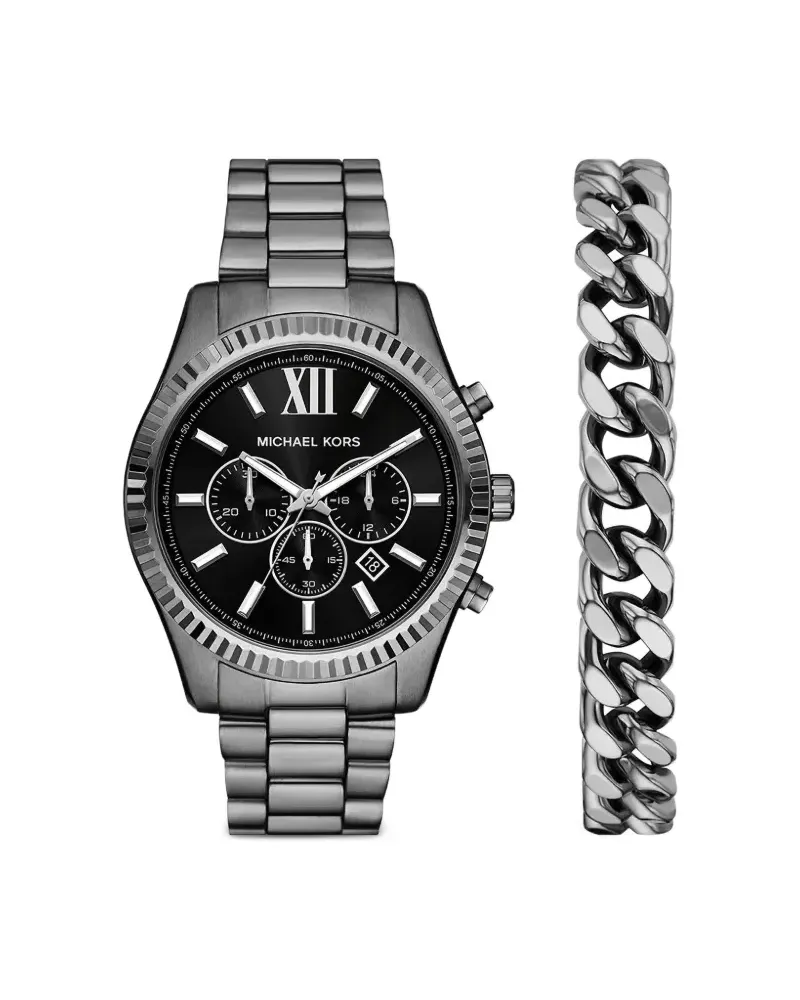 Michael Kors Round-face 45mm - Schwarz Schwarz