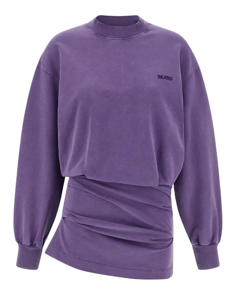 ATTICO Drapiertes Minikleid - Violett Violett