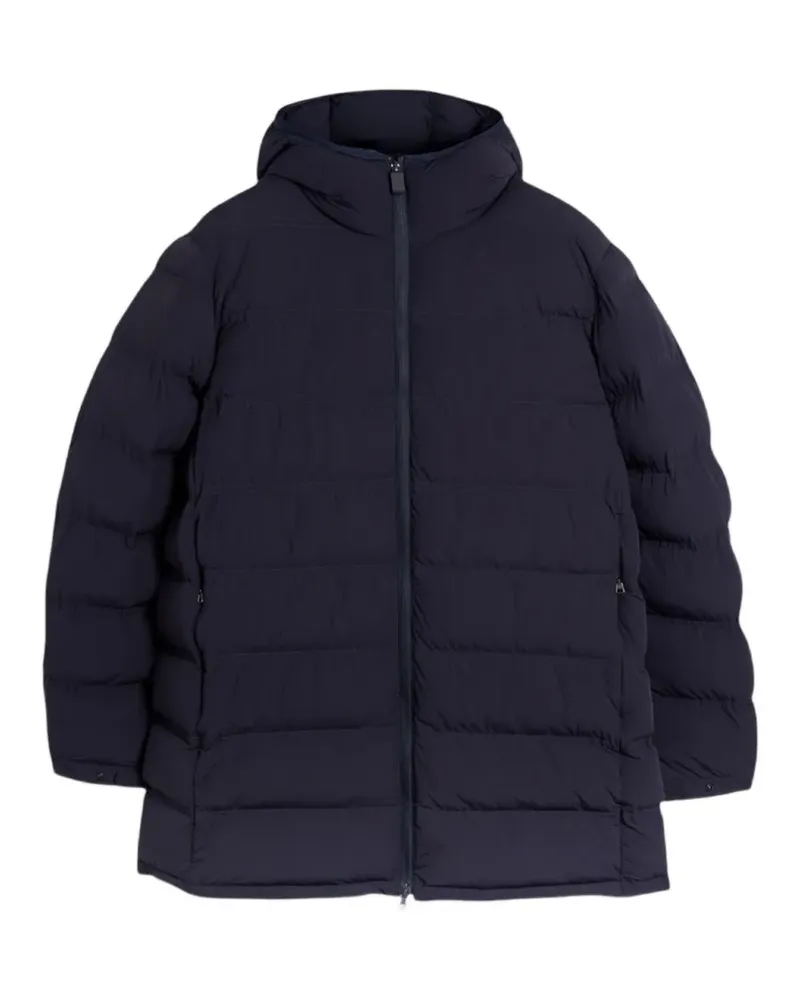 ASPESI Gefütterte Kapuzenjacke - Blau Blau